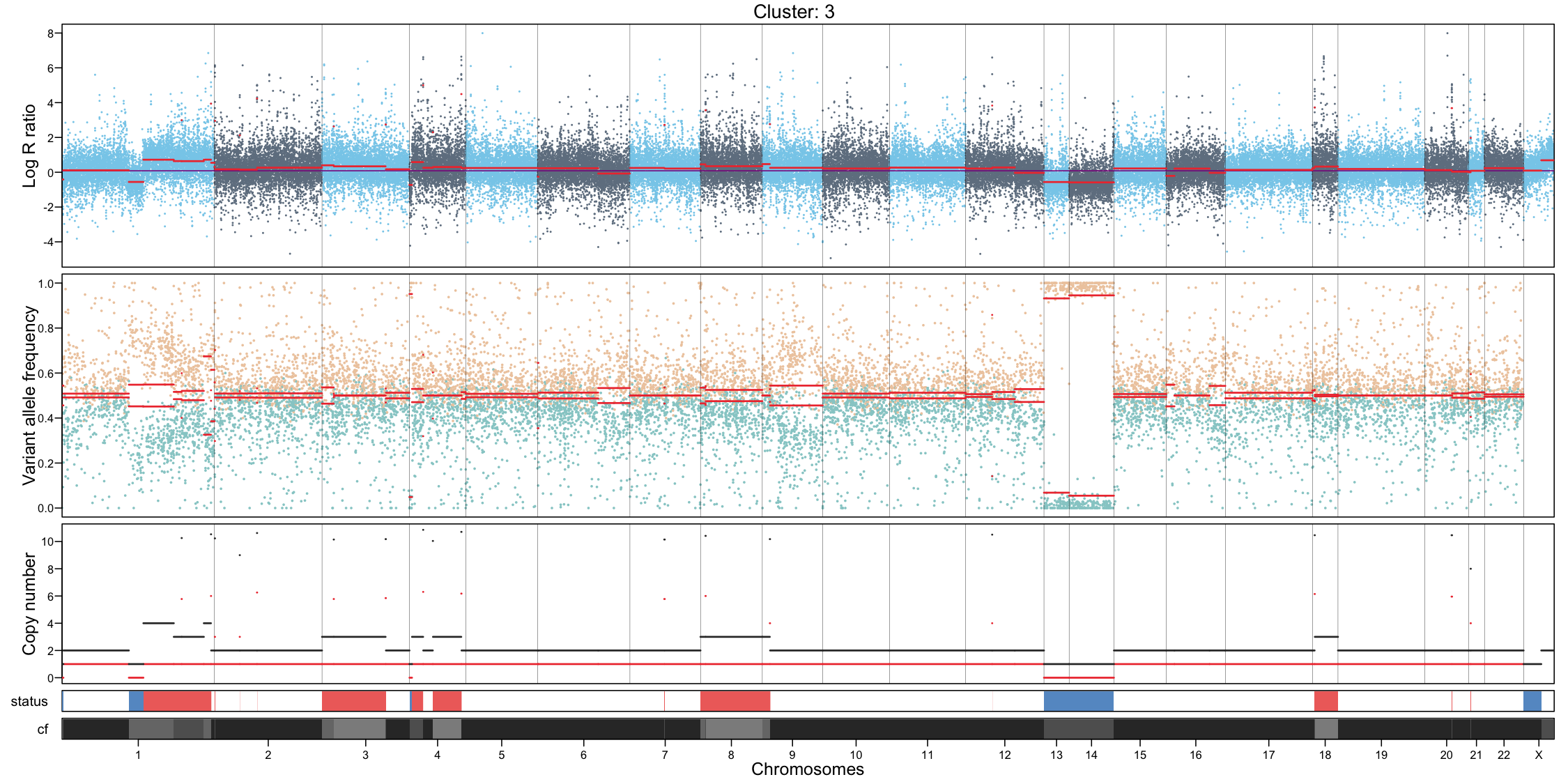 CNA profile - cluster 3